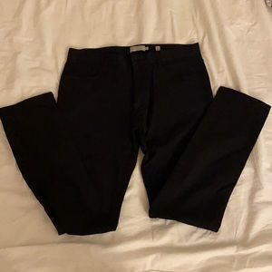 Vince Men's Sleek Black Formal Trousers